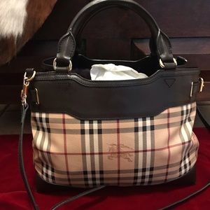 Burberry Haymarket Medium Bag